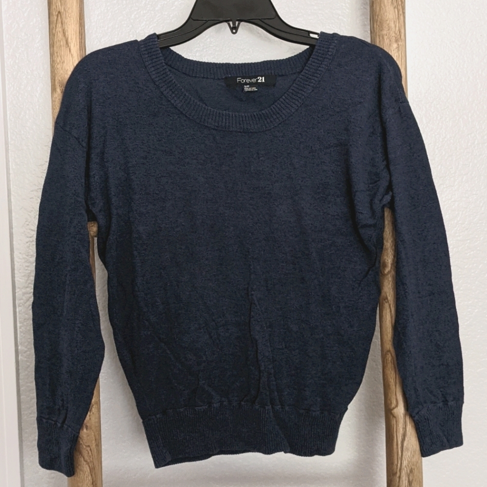 Navy sweater